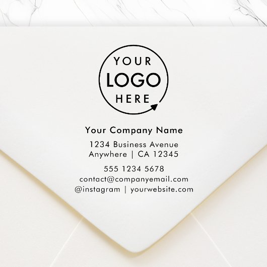 Firmendetails Stempel | Geschäftsadresse Logo