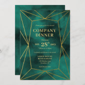 Firmenessen Einladung (Vorne/Hinten)