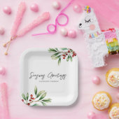Firmenevent zur Weihnachtsfeier Pappteller (Party)