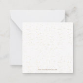 Firmenfeiertag Frohe Weihnachten Glück Neues Jahr Mitteilungskarte (Rückseite)