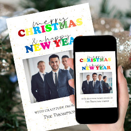 Firmenfröhliches Weihnachten & Glück Neues Jahr Fo