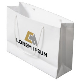 Firmengeschenktasche mit Firmenlogo Große Geschenktüte