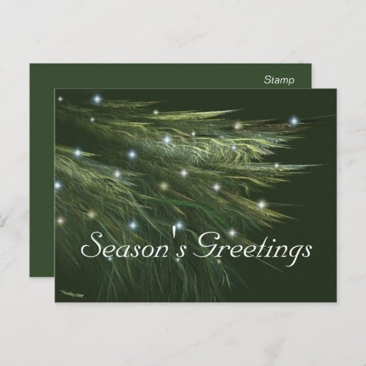 FIRMENGRENZEN FEIERTAGSPOSTKARTE (Vorne/Hinten)