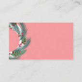 Firmengrüße Weihnachtsbrand Visitenkarte (Rückseite)