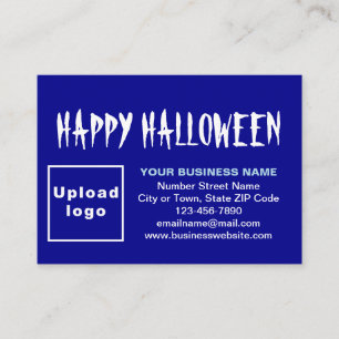 FirmenHalloween-Gruß auf Blue Enclosure Card Begleitkarte