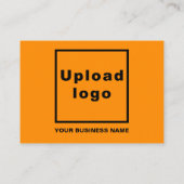 FirmenHalloween-Gruß auf Orange Color Begleitkarte (Rückseite)