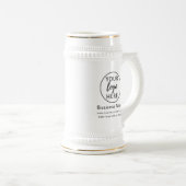 Firmenidentität Personalisiertes Firmenlogo Bierglas (VorderseiteRechts)
