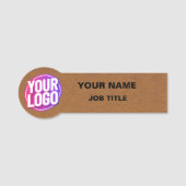 Firmenidentitätskennzeichnungen: Abzeichen für Mit Namensschild (Vorderseite)