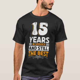 Firmenjubiläum 15 Jahre Dienstalter T-Shirt