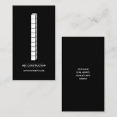 Firmenkarte für Bauunternehmen Visitenkarte (Vorne/Hinten)