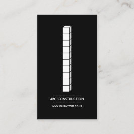 Firmenkarte für Bauunternehmen Visitenkarte
