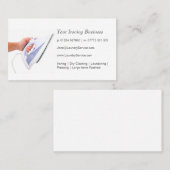 Firmenkarte für Bügelservice/Wäscheservice Visitenkarte (Vorne/Hinten)