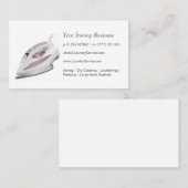 Firmenkarte für Bügelservice/Wäscheservice Visitenkarte (Vorne/Hinten)