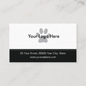 Firmenkarte für die Dog Grooming - personalisierba Visitenkarte (Rückseite)