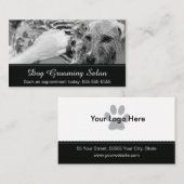 Firmenkarte für die Dog Grooming - personalisierba Visitenkarte (Vorne/Hinten)