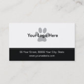 Firmenkarte für die Dog Grooming - personalisierba Visitenkarte (Rückseite)