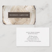 Firmenkarte für Holzbauer Visitenkarte (Vorne/Hinten)