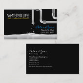 Firmenkarte für Installateur Visitenkarte (Vorne/Hinten)