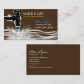 Firmenkarte für Installateur Visitenkarte (Vorne/Hinten)