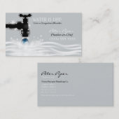 Firmenkarte für Installateur Visitenkarte (Vorne/Hinten)