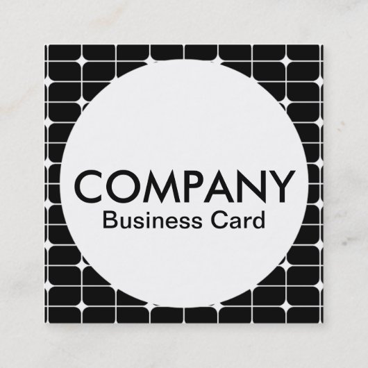 Firmenkarte Quadratische Visitenkarte (Rückseite)