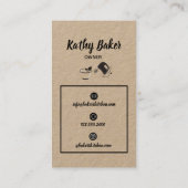 Firmenkarte Visitenkarte (Rückseite)