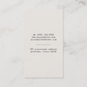 Firmenkarte wechseln visitenkarte (Rückseite)