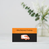 Firmenkarten für den Förder- und LKW-Bereich Visitenkarte (Stehend Vorderseite)