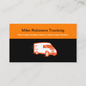 Firmenkarten für den Förder- und LKW-Bereich Visitenkarte (Vorderseite)