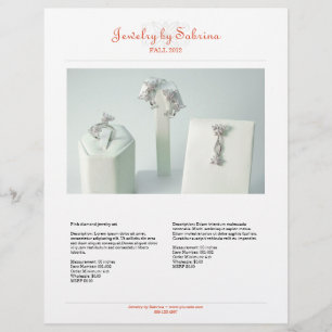 Firmenkatalog 2 Produktverkaufslinienblattvorlage Flyer