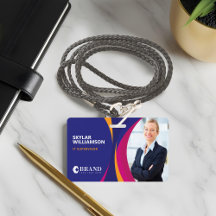 Firmenkennung und Logo - Lila Design