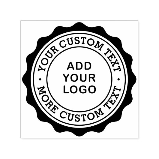 Firmenkundengeschäft mit kundenspezifischem Logo Permastempel (Design)