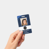 Firmenkundenkennung, Foto-Logo-Bar Ausweis (Handheld)