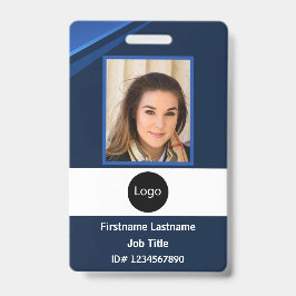 Firmenkundenkennung, Foto-Logo-Bar Ausweis