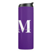 Firmenkundenlogo Modern Name des Mitarbeiters Thermosbecher (Nach links gedreht)