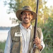 Firmenkundenname Fishing Custom Namensschild