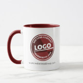 Firmenkundenspezifisch für Markenlogos hinzufügen Tasse (Links)