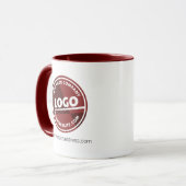 Firmenkundenspezifisch für Markenlogos hinzufügen Tasse (Vorderseite Links)