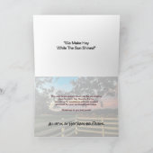 Firmenkundenspezifische Foto- und Kommunikationsab Dankeskarte (Innenseite)