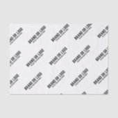 Firmenkundenspezifische Logo-Verpackung Seidenpapier (Vorderseite)