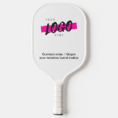 Firmenkundenspezifische Logo-Werbeaktion Pickleball Schläger (Rückseite)