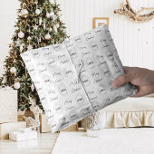 Firmenkundenspezifische Logos für Weihnachten hinz Seidenpapier