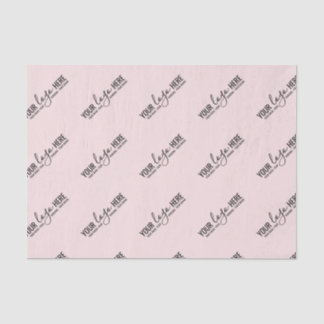 Firmenkundenspezifische Logos Verpackung Rosa Rosa Seidenpapier