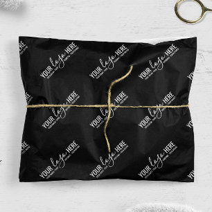 Firmenkundenspezifische Logoverpackung Black Seidenpapier