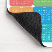 Firmenlogo 2026 Business Colorful Kalender Mousepad (Ecke)