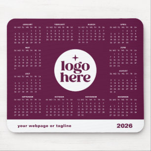 Firmenlogo 2026 - Kalender Mousepad