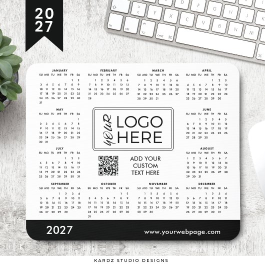Firmenlogo 2027 Kalender Mauspad