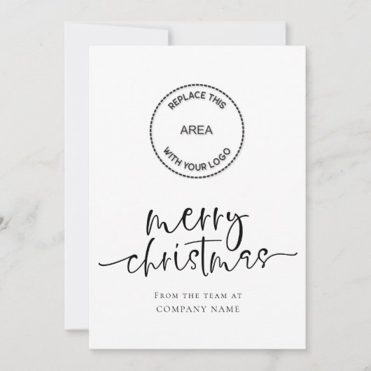 Firmenlogo 2027 Kalender QR-Code Frohe Weihnachten (Vorderseite)