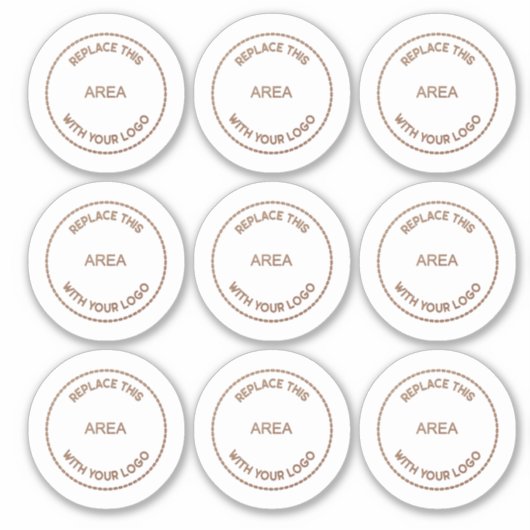 Firmenlogo 9 aufkleber (Vorderseite)