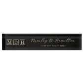 Firmenlogo Acryl Namensplakette (Vorderseite)